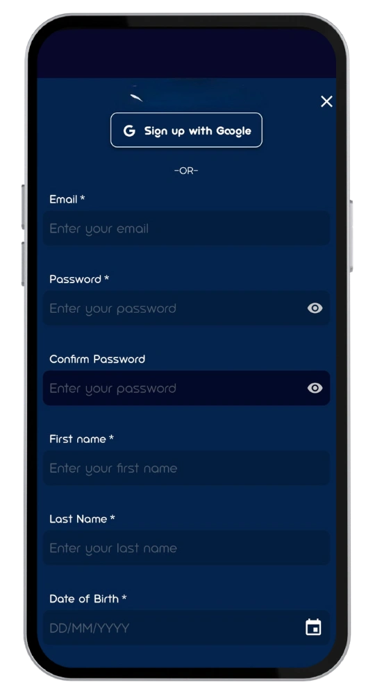 Lysti Casino register